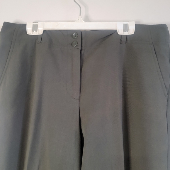 Emma James Petites Olive Green Trousers - Picture 2 of 4